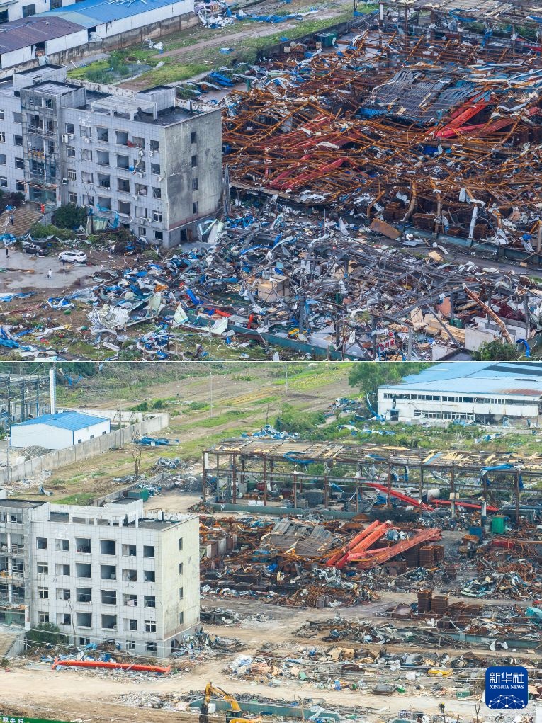 湖北黄冈:龙卷风灾后清理修复持续推进 湖北黄冈:龙卷风灾后清理修复持续推进